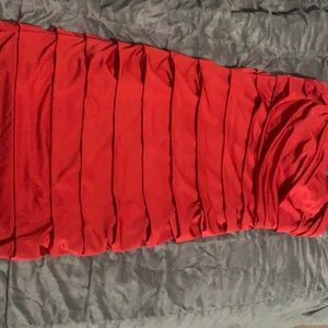 Red Hot strapless dress size medium! Perfect date night or Valentine’s Day dress